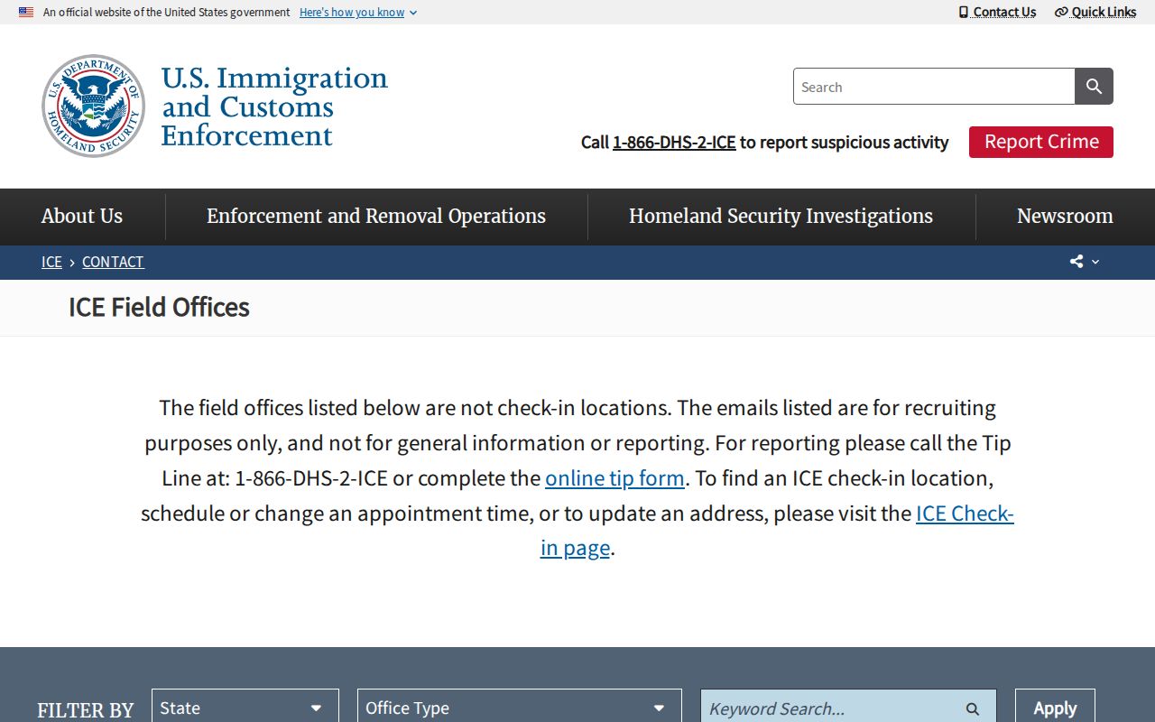 ICE ERO field office follow-up for an immigration release linked to Grand County